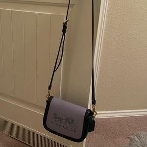Coach crossbody saddle bag